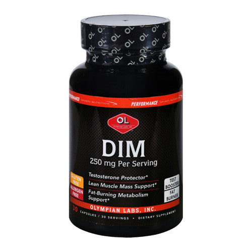 Olympian Labs DIM 250 Mg Vegetarian Capsules, 30 Ea